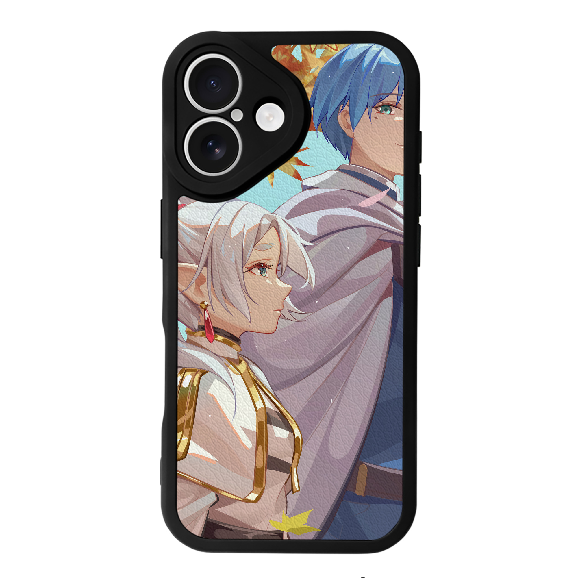 （画像用） 葬送のフリーレン Frieren 【iPhone 16シリーズ対応】シリコンスマホケース（レザー調） 材質：シリコン